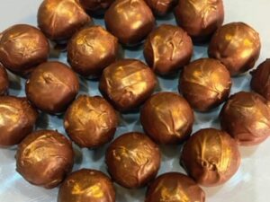 Trufa de Chocolate Belga recheado com Creme de Pistache - 100 Uni