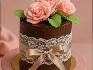 Mini Bolo Vaso de Flor